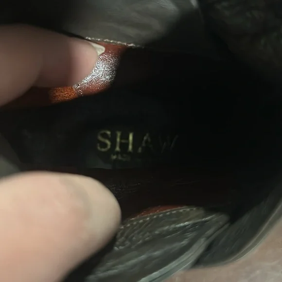 Vintage Black Leather Ankle Boots Retro 80s Slouch Booties Minimalist Boho Chic - Picture 6 of 9